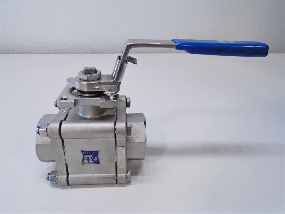 Keystone K-Ball 1-1/2" NPT CF8M Ball Valve F180